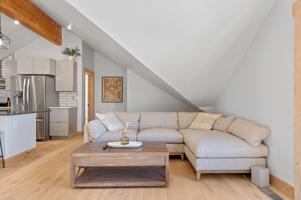 Unwind on the comfortable couch in this inviting living room