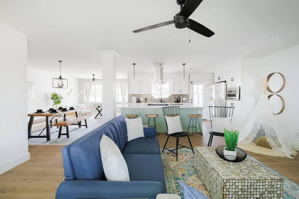 Seamless open floor plan that keeps everyone connected.