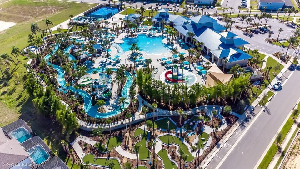 On-site water park.