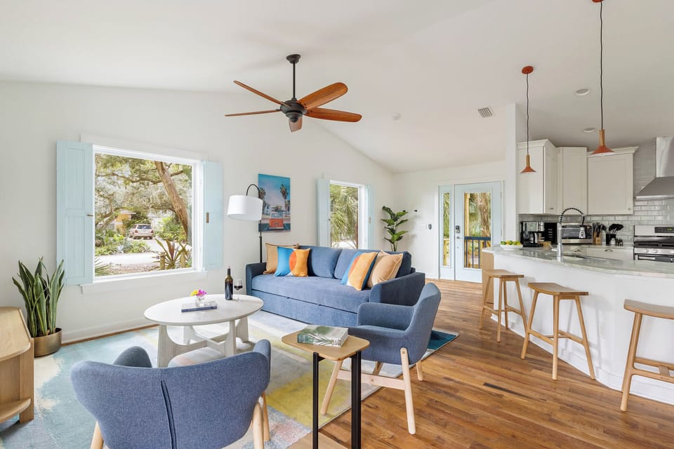Bright and airy living room.