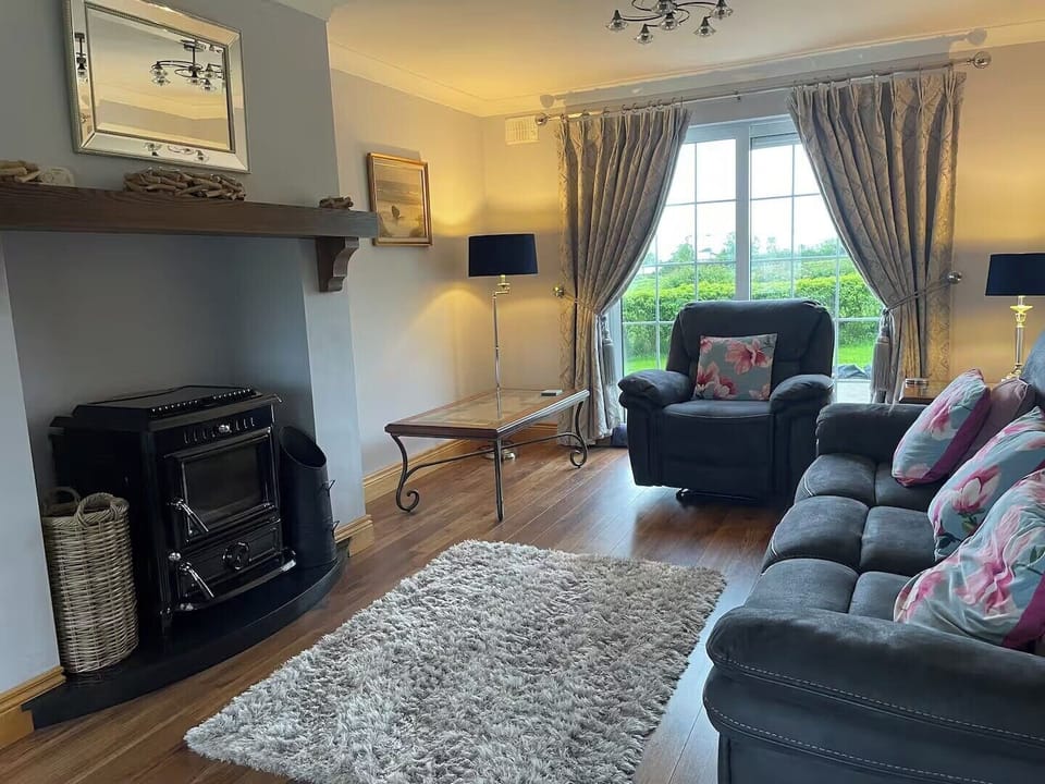 House | Living area | Fireplace