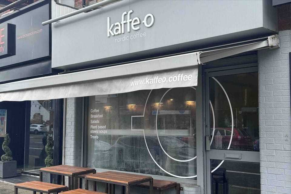 Kaffe O - Gourmet Sandwich and Coffee shop - located same side of Street two mins walk away . 