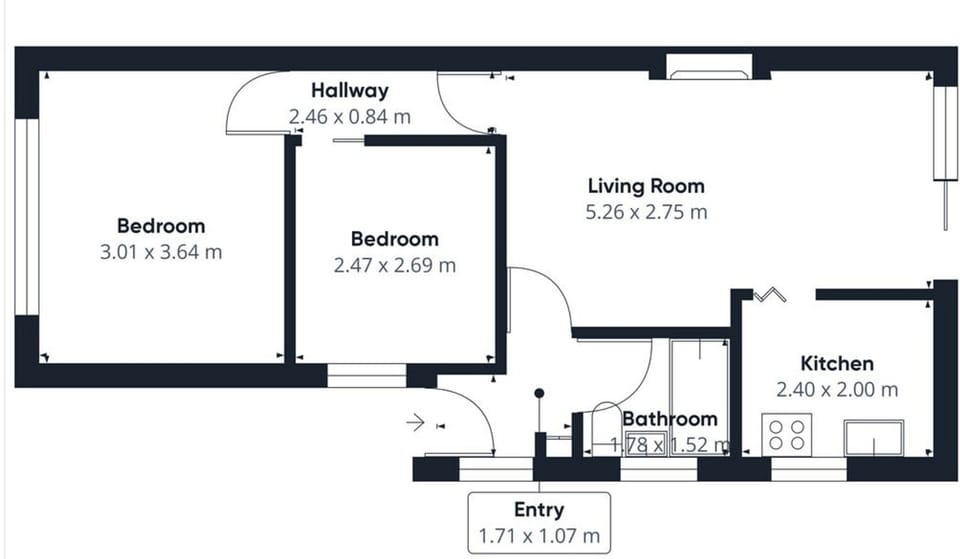 House | 2 bedrooms