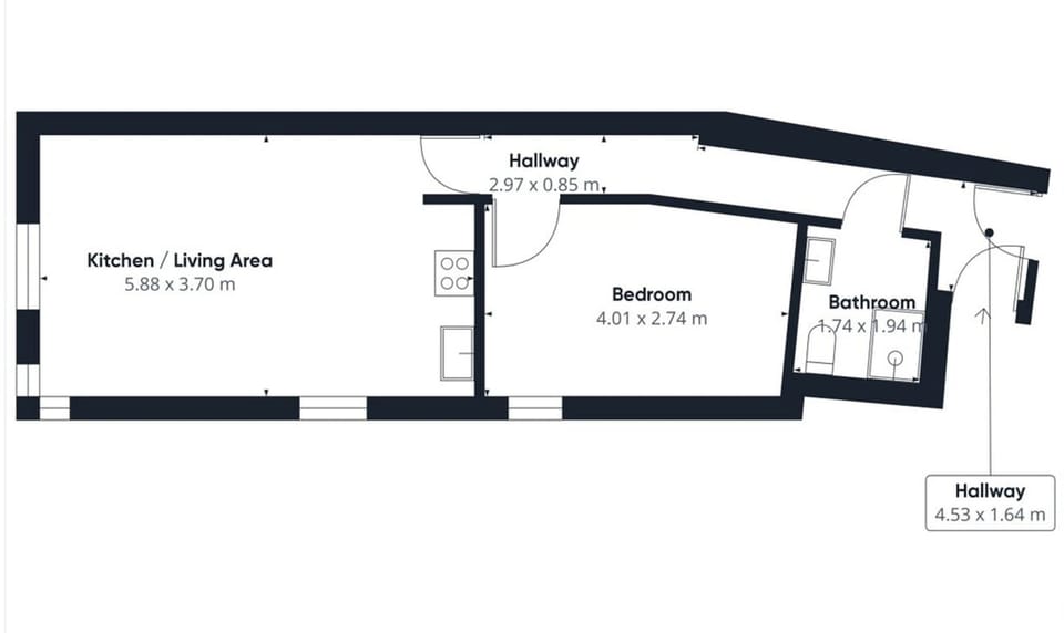 House | 1 bedroom, Internet