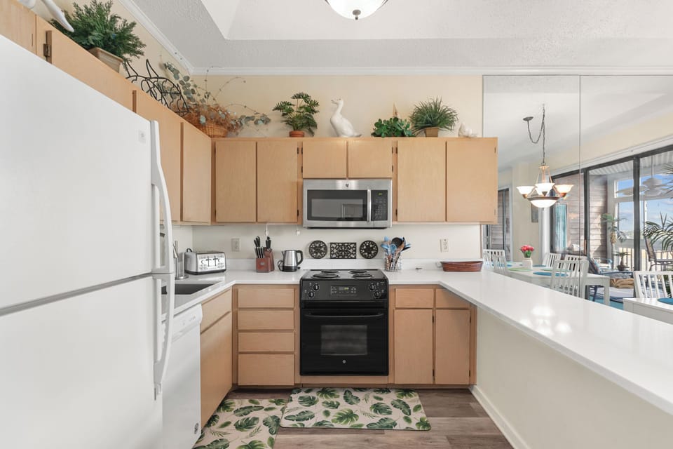 The Chef in your Family will love this open layout kitchen, and never miss a moment!