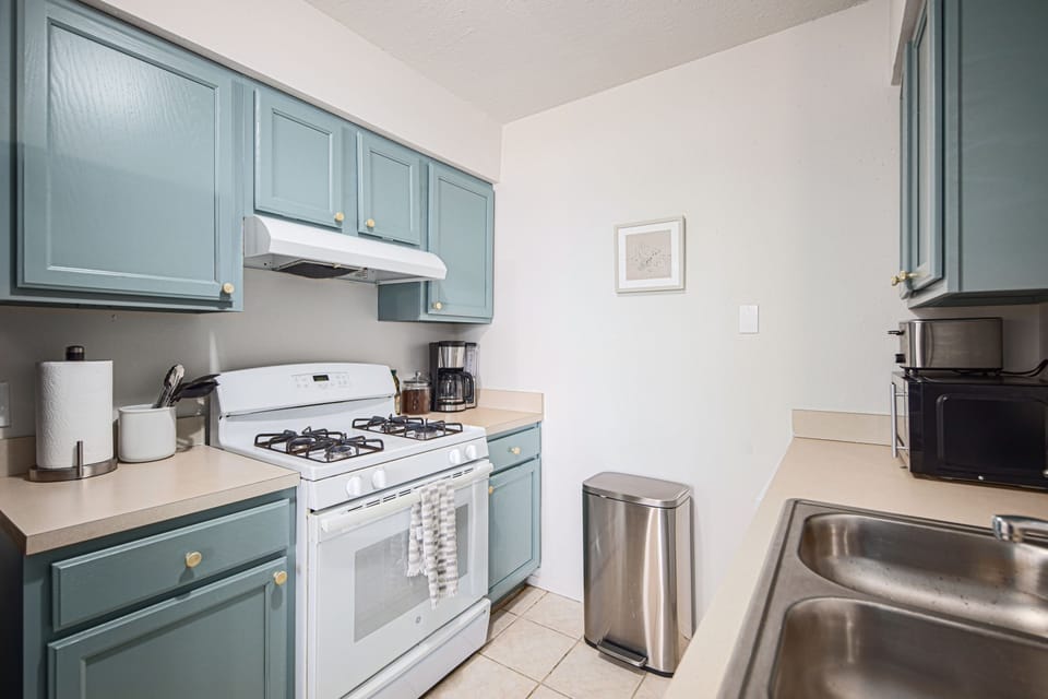 Our kitchens are the favorite of our guests. You have everything you need to make a great meal with high quality cookware, dishes, utensils. We make it a point to make our places feel like home.
