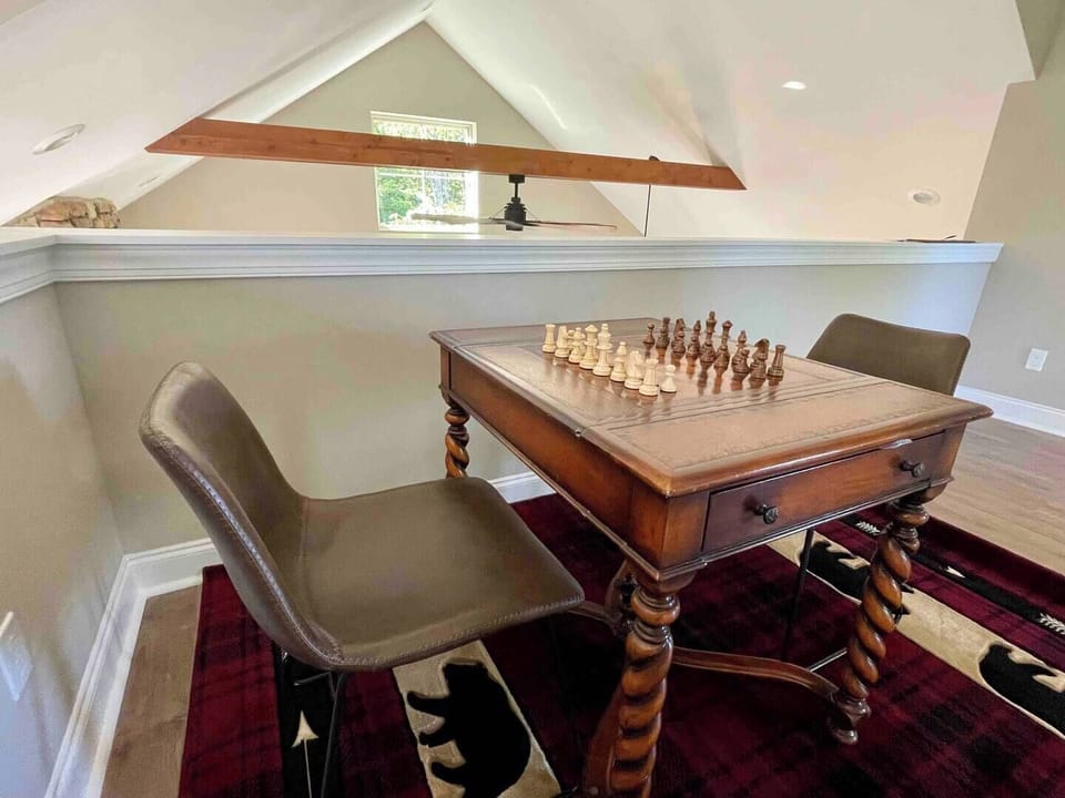 Game Table in upstairs loft