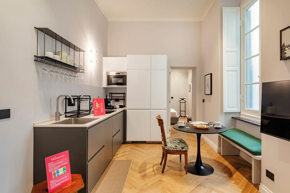 Apartment | Private kitchen | Espresso maker, electric kettle