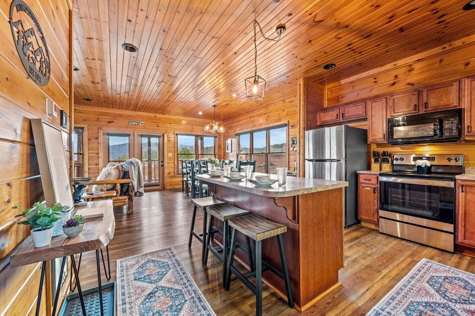 Open concept Kitchen and dining