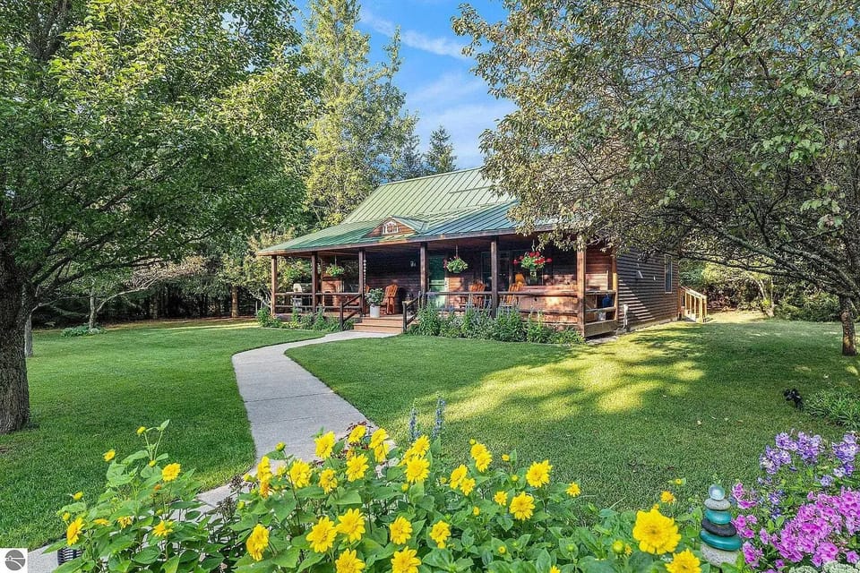 Privacy all around for the perfect family getaway. Enjoy the peace of mother nature.