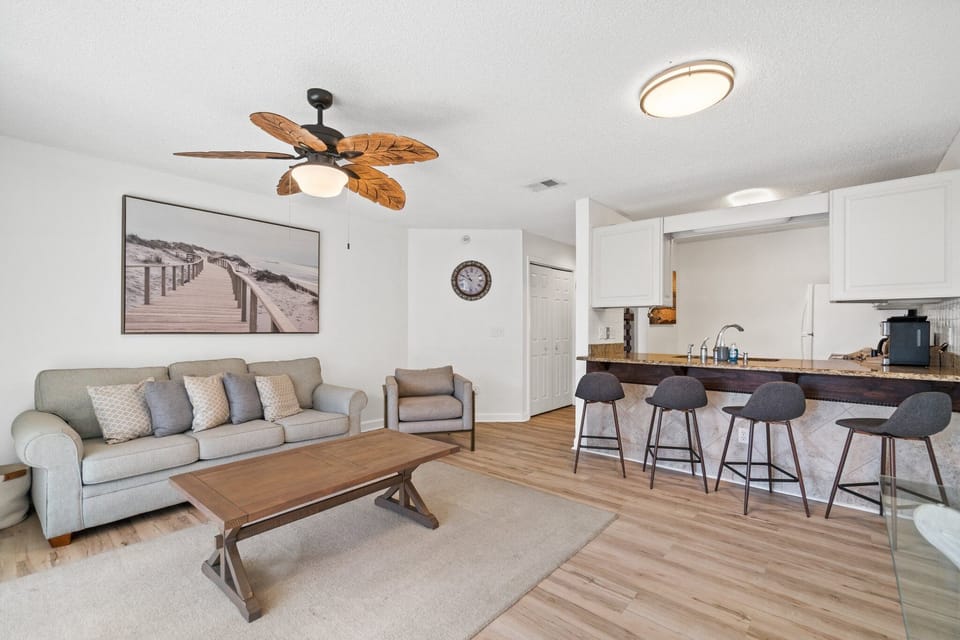 The Living Room has a sleeper sofa 