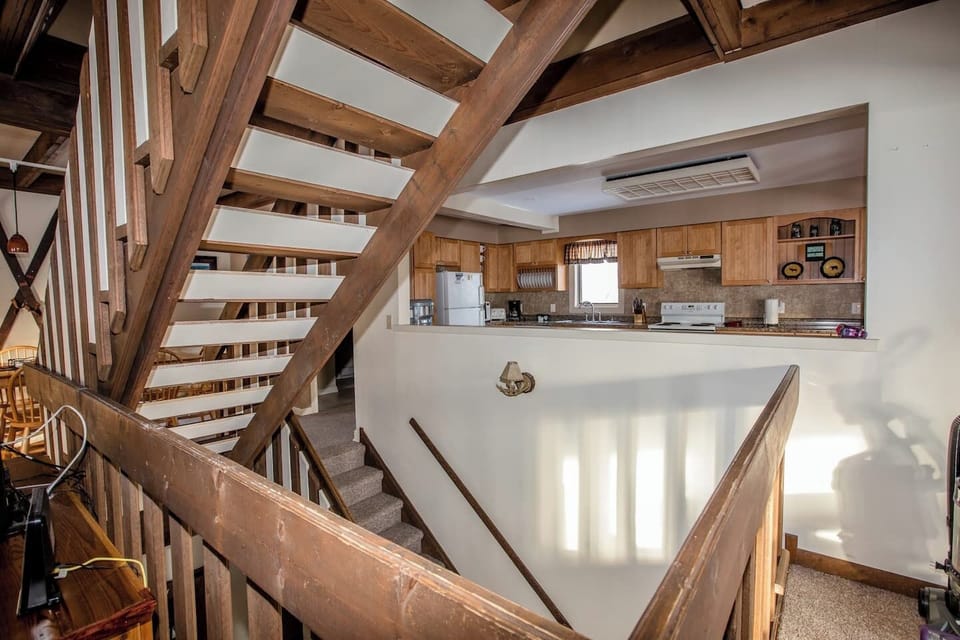 Stairway to Lower and Upper Levels