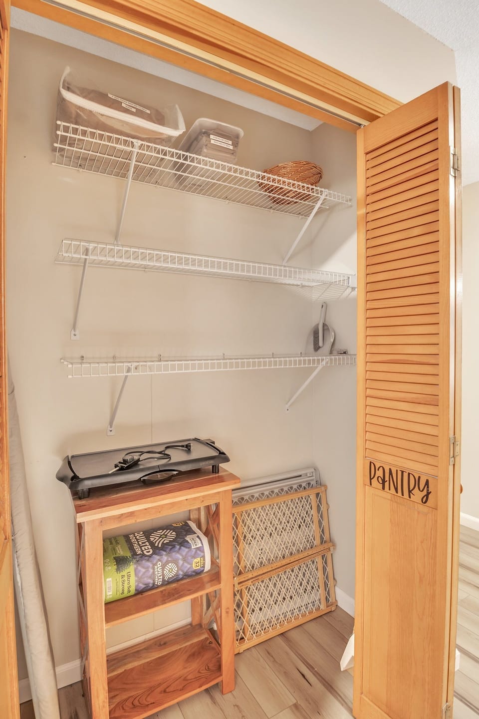 Pantry for guest use