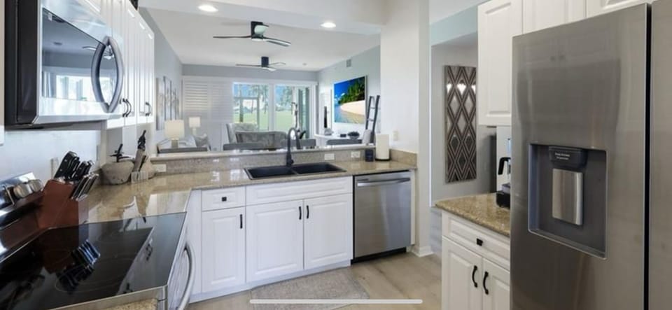 Fully stocked kitchen w/everything you’ll need Including Keurig and Mr.coffee