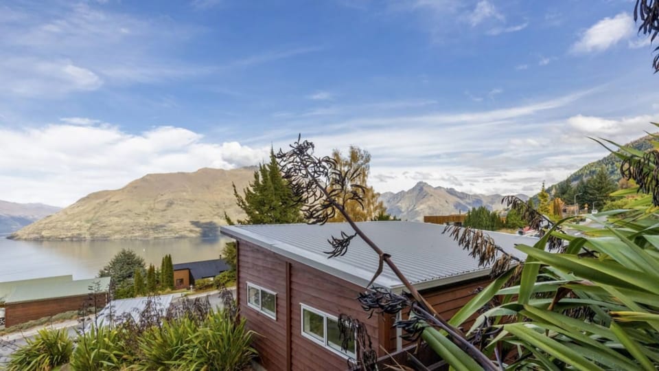 Exterior of House looking towards Cecil Peak