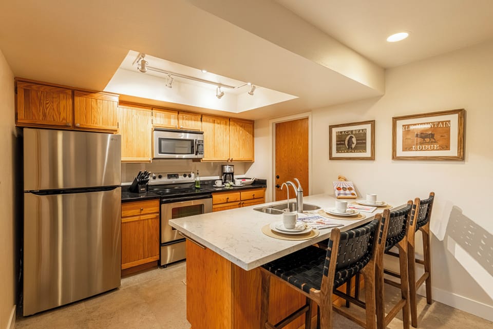 Fully equipped kitchen
