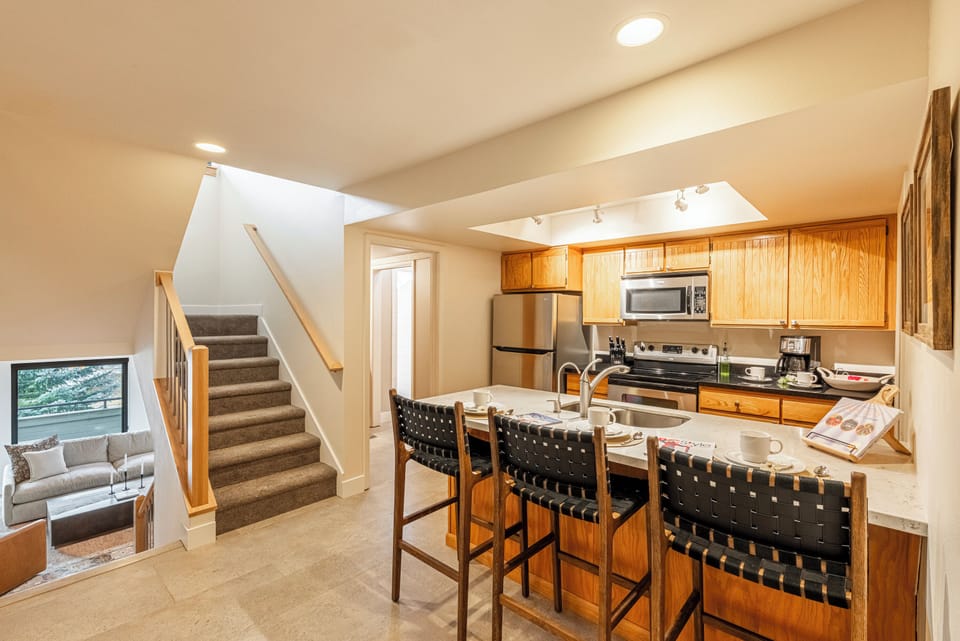 Split level townhouse