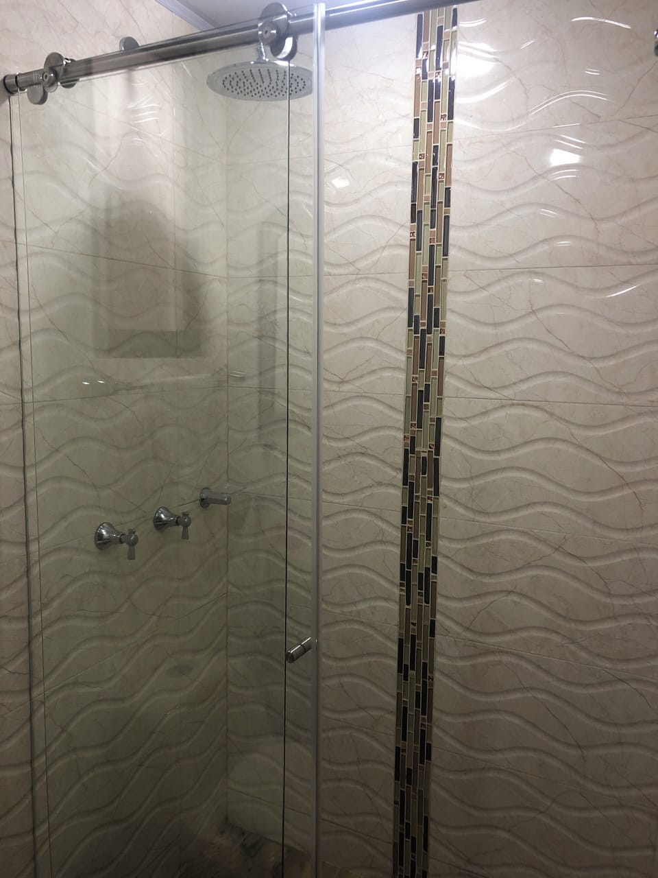 Comfort Room, Courtyard View | Bathroom | Shower, towels, soap, toilet paper