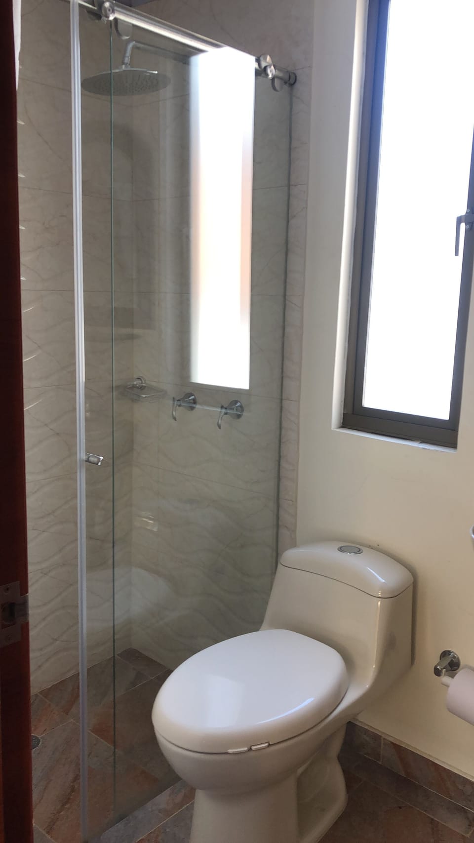 Family Twin Room, Courtyard View | Bathroom | Shower, towels, soap, toilet paper