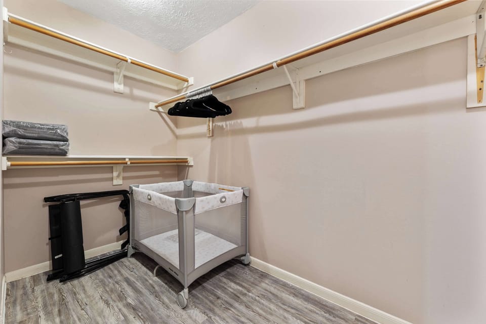 Pack 'n Play available for families with young children.
