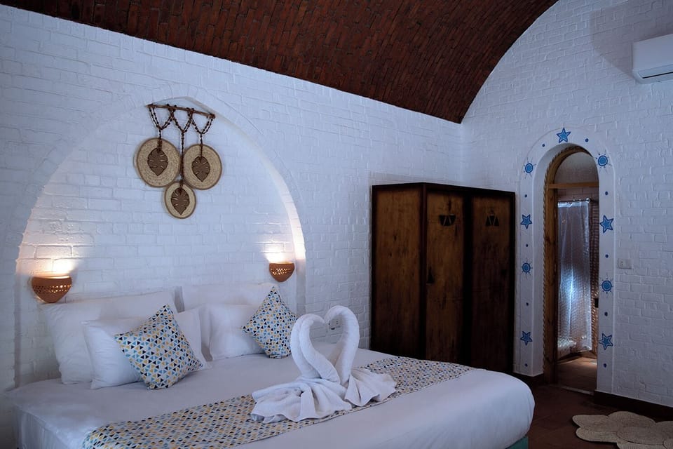 Deluxe Double Room, River View | Egyptian cotton sheets, premium bedding, down comforters, minibar