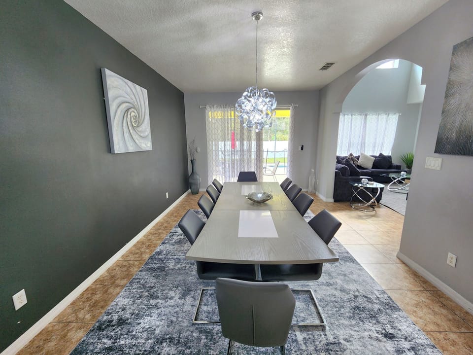 large dining table
