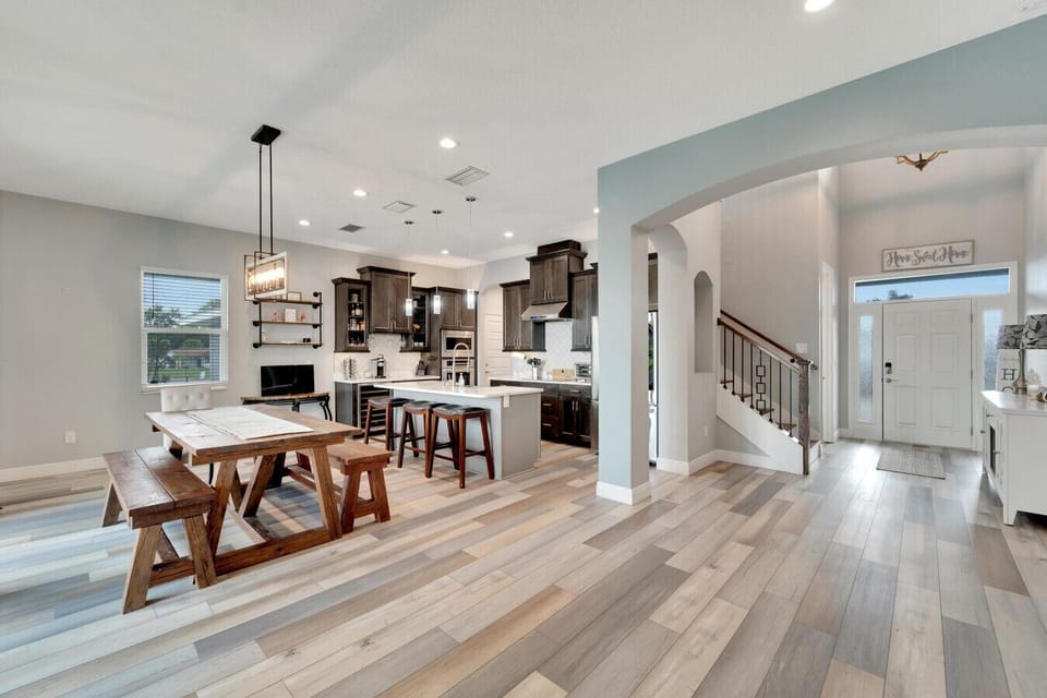 Bright, Open Concept main living space