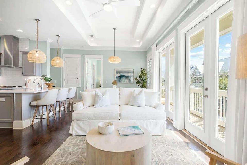 Open concept living area.
