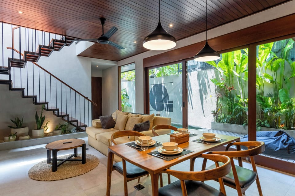 Villa, Poolside | Living area