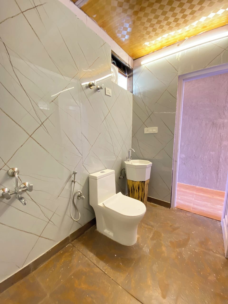 Premium Quadruple Room, Balcony, Valley View | Bathroom | Shower, hair dryer, slippers, towels