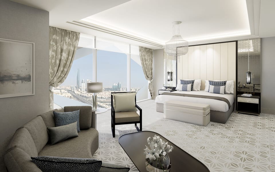Premium bedding, in-room safe, blackout drapes, soundproofing