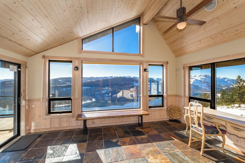 Sun Room With Very Rare & Breathtaking Views Of Donner Lake, With Patio Access