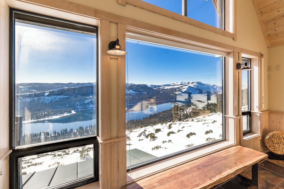 Sun Room With Very Rare & Breathtaking Views Of Donner Lake, With Patio Access