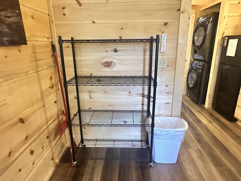 Handy shelf with ample storage space