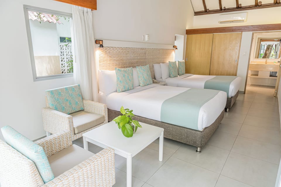 Standard Bungalow, Garden View | Egyptian cotton sheets, premium bedding, pillowtop beds, in-room safe