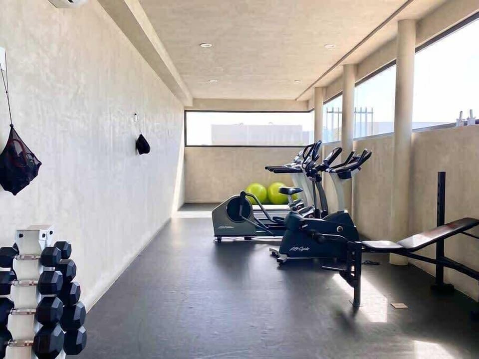 Shared gym (reserve at reception)