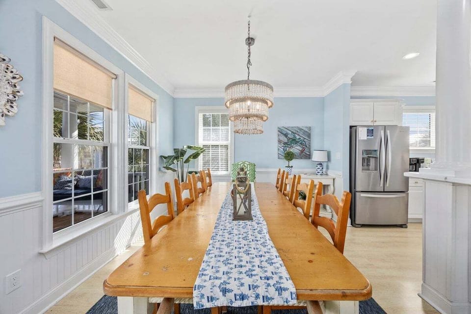 Elevate your dining experience in this beautifully designed space.