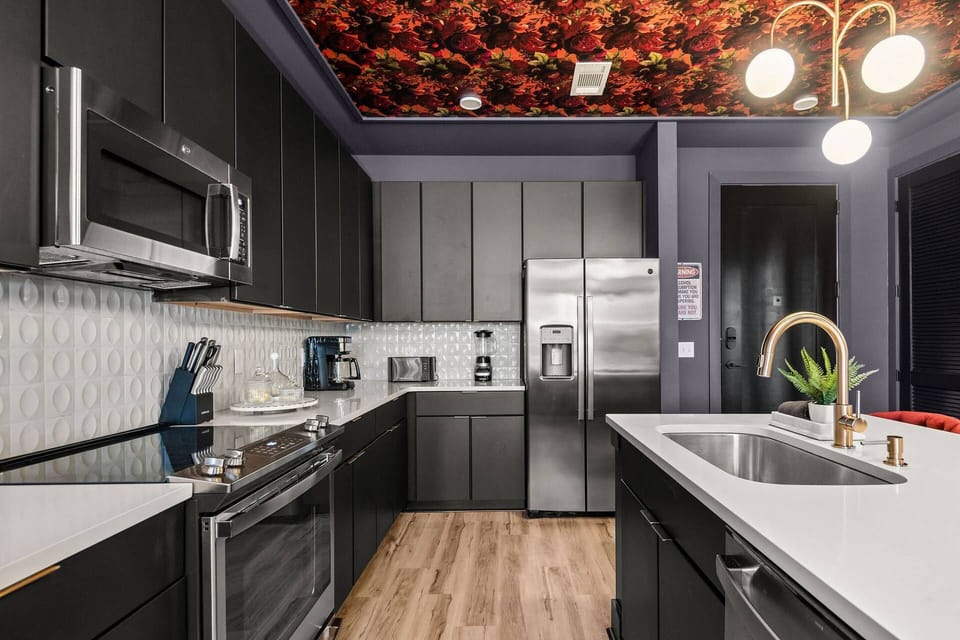 Vacation rental kitchen with all essentials included