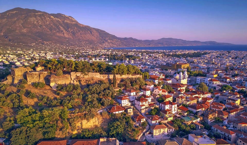 Kalamata city from above