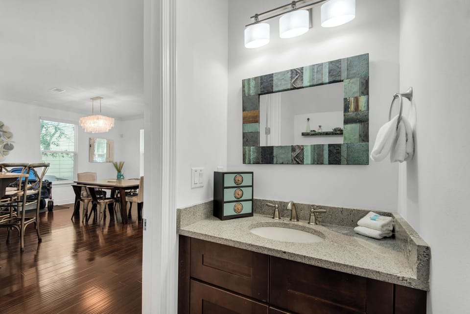 Guest half bathroom