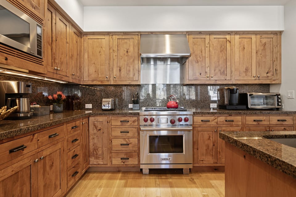 Indoors, Kitchen, Microwave, Oven, Hardwood