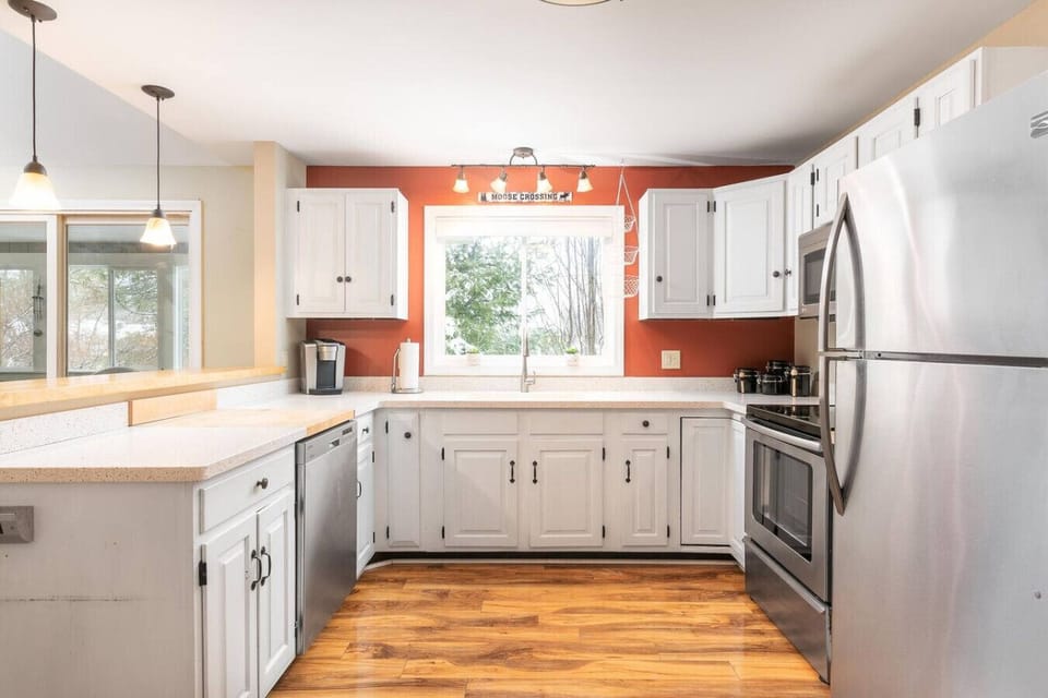 Bright and spacious kitchen, perfect for cooking and gathering.