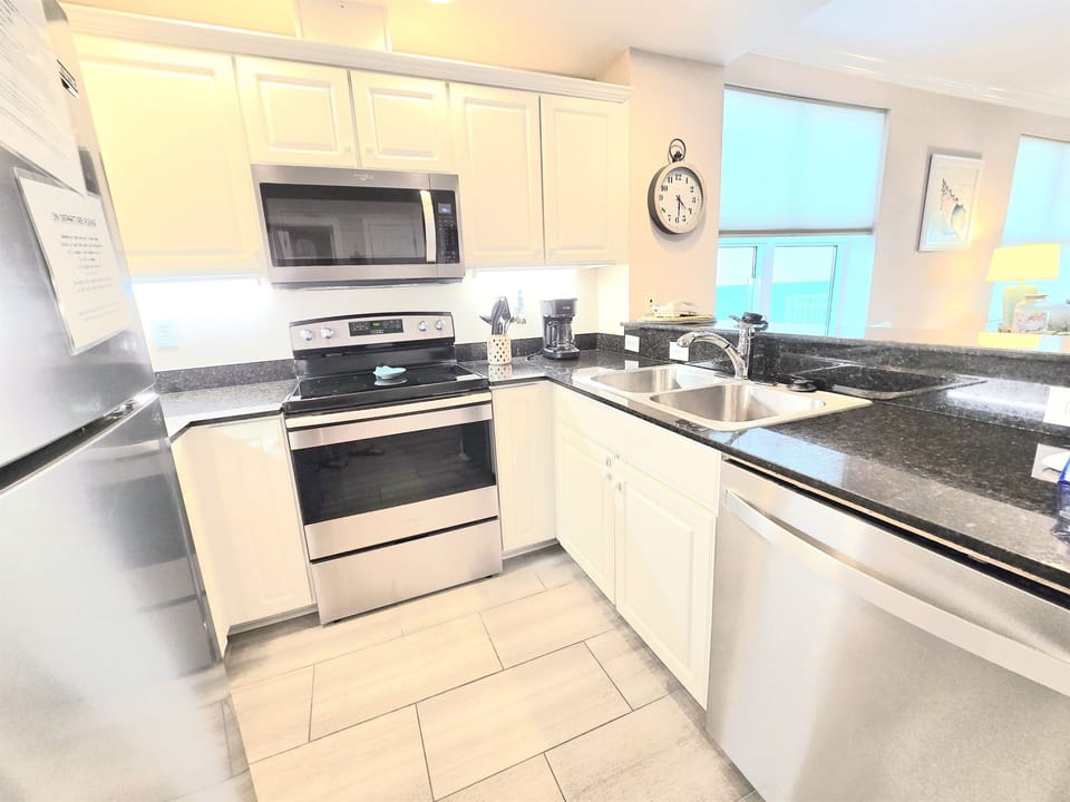well equipped kitchen