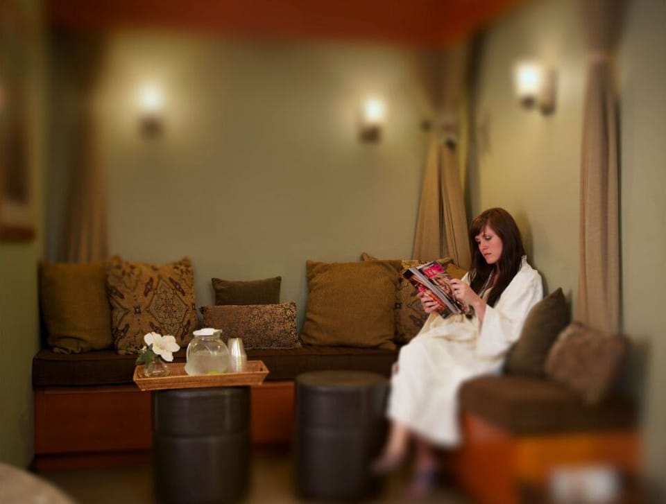 Relax and rejuvenate at the Waterleaf Spa.