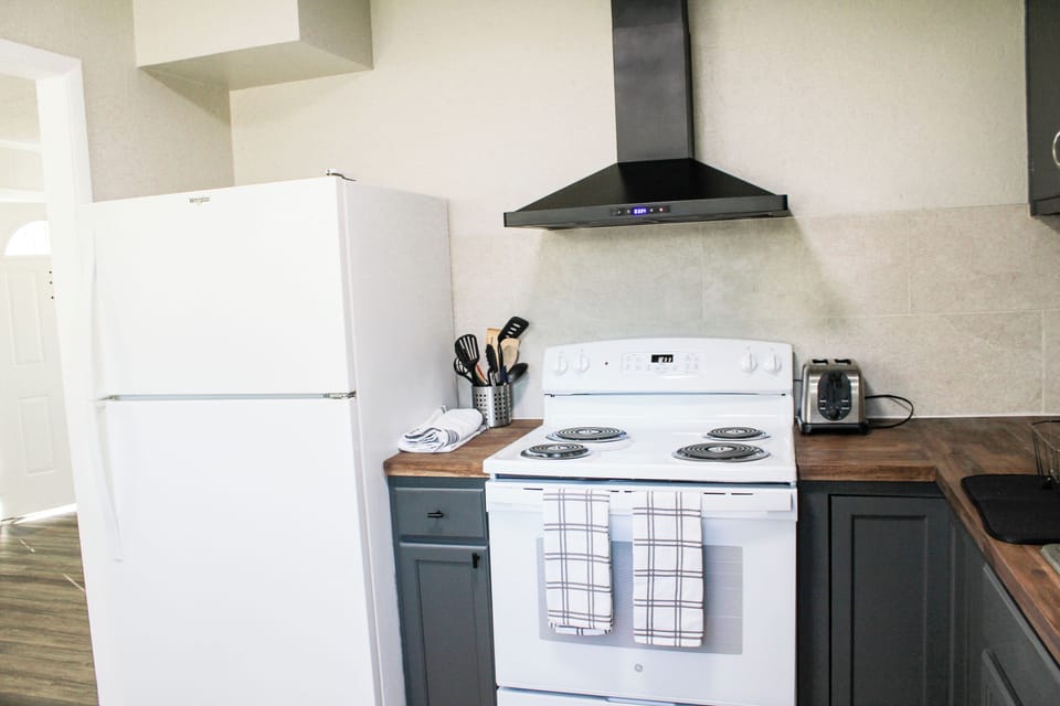 Fully equipped with essentials.
