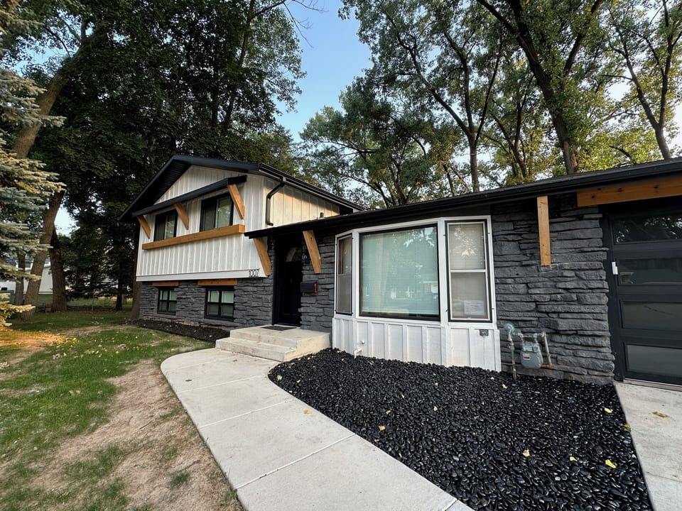Front of the house.