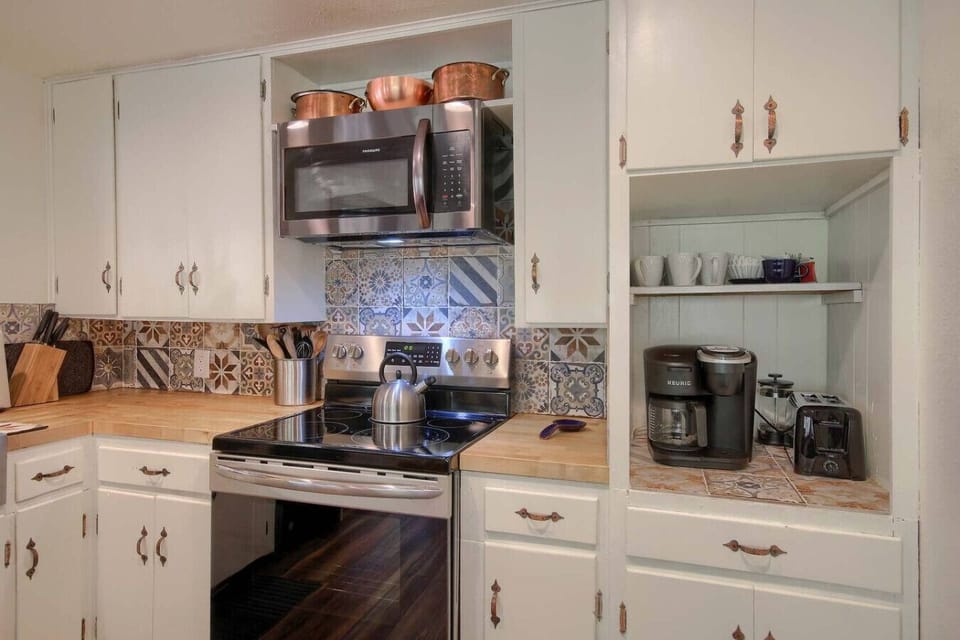Kitchen with coffee maker