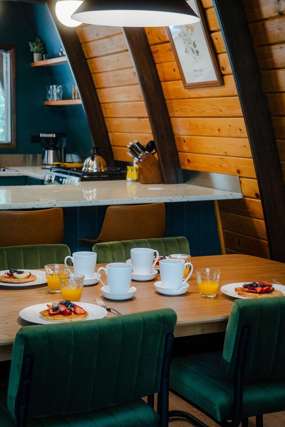 Slow mornings and hot coffee in a space that feels like home. 