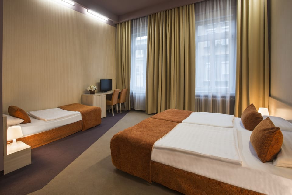 Triple Room | In-room safe, iron/ironing board, free WiFi, bed sheets