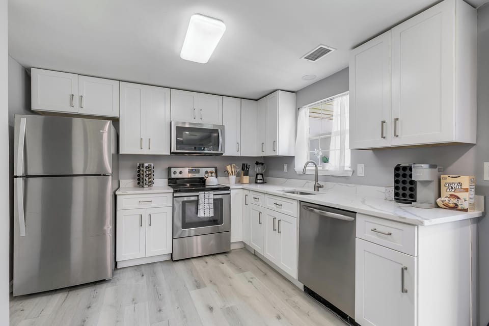 Fully equipped kitchen